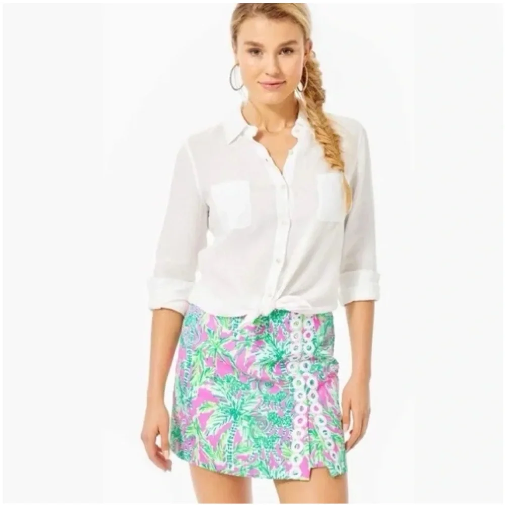 Lilly Pulitzer Skirt  Prosecco Pink Hangin Around Skort